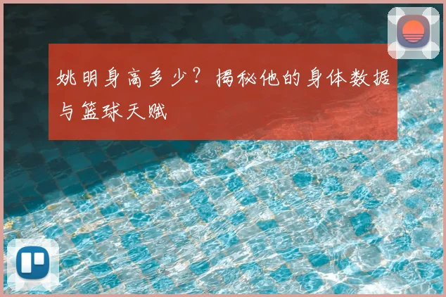 姚明身高多少？揭秘他的身体数据与篮球天赋